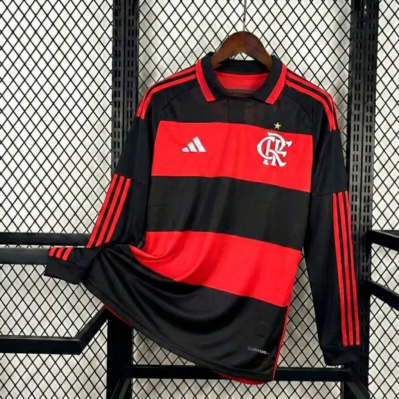 Flamengo Titular 26-27 Manga Longa Torcedor